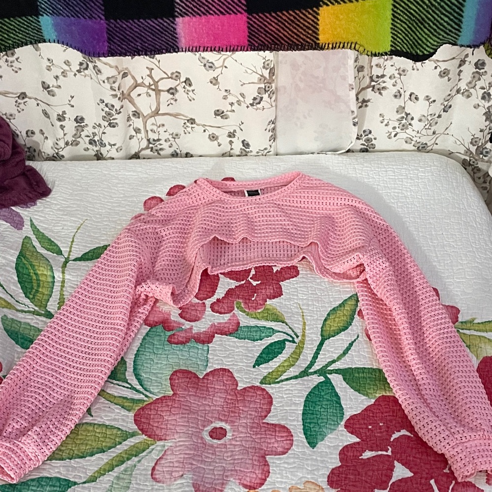 Sheer mesh layering top (perfect over tank tops)